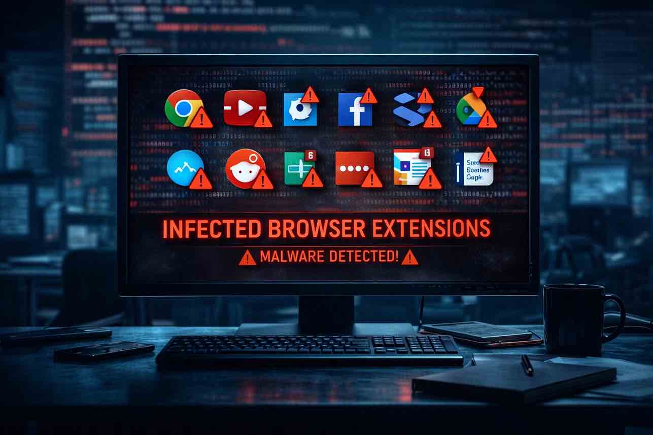 Extensiones malware navegador