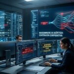 Impacto y contención corporativa del Ransomware IA Agéntica en centros de datos.