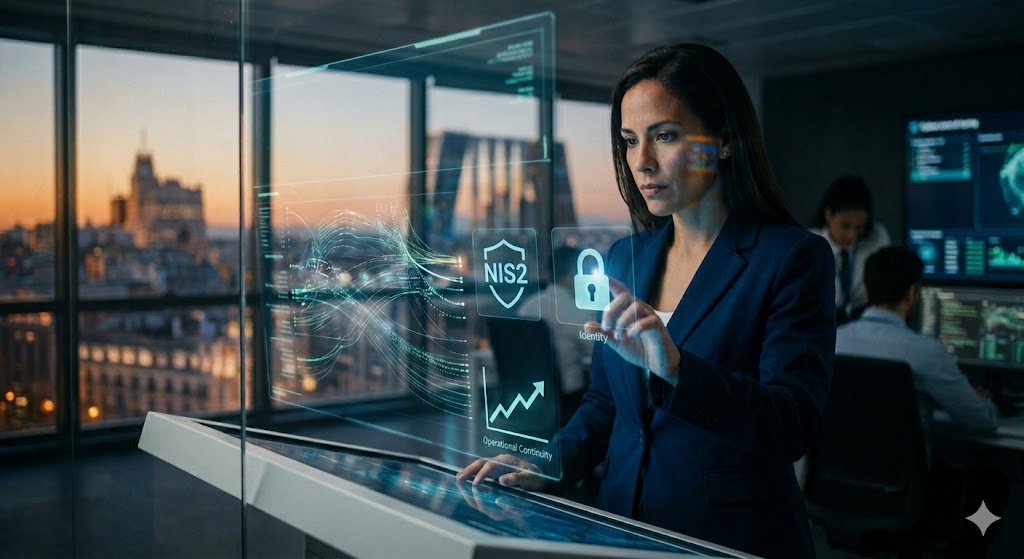 Análisis exhaustivo sobre la implementación y cumplimiento de la Regulación NIS2 en empresas de España y Colombia.
