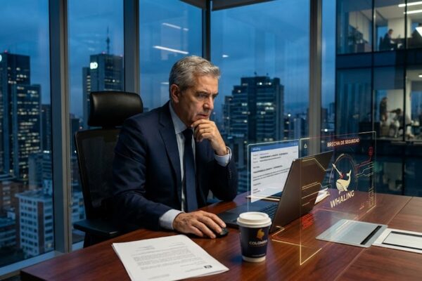 Guía estratégica sobre la prevención del Whaling corporativo y suplantación de identidad para directivos en Colombia.