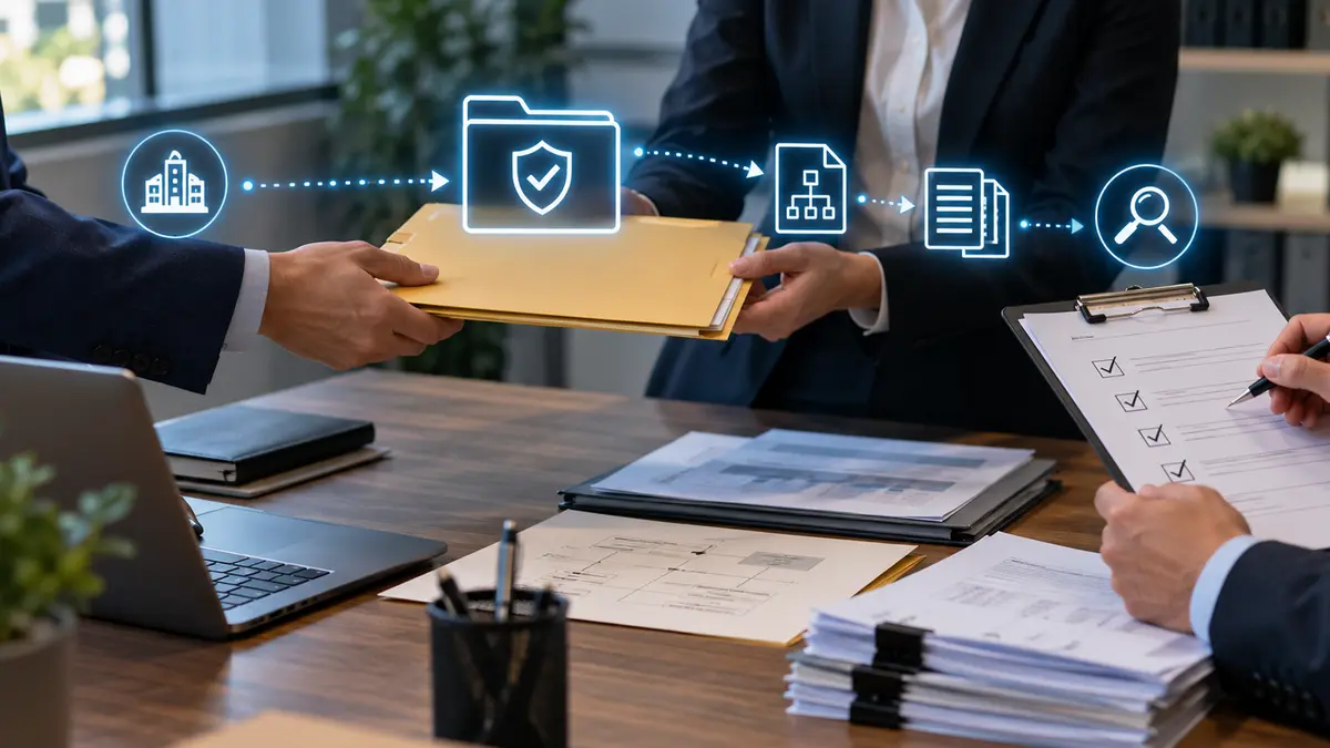 Cadena de evidencias ISO 27001 desde alcance hasta confianza comercial.