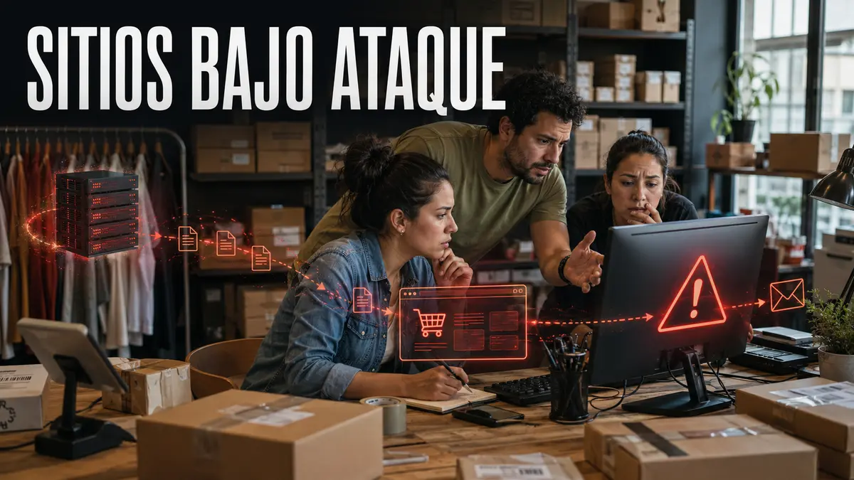 Equipo de una pyme mexicana observa cómo archivos maliciosos atraviesan su hosting hacia el sitio web y el correo corporativo