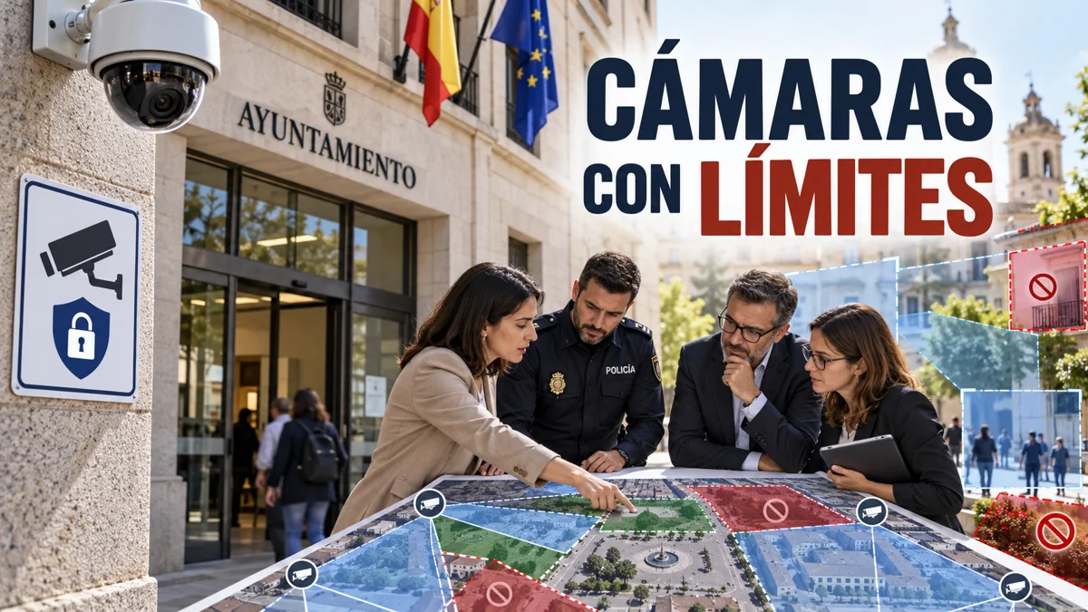 Portada editorial «CÁMARAS CON LÍMITES»: cámaras con ia: qué revisar antes de activarlas.