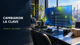 Escritorio de videojuegos en Tokio con una cuenta digital en pantalla y una compra de tienda, contexto del incidente CAPCOM ID