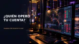 Terminal de operaciones en un centro de datos de Tokio; un analista examina el riesgo de una sesión cloud comprometida
